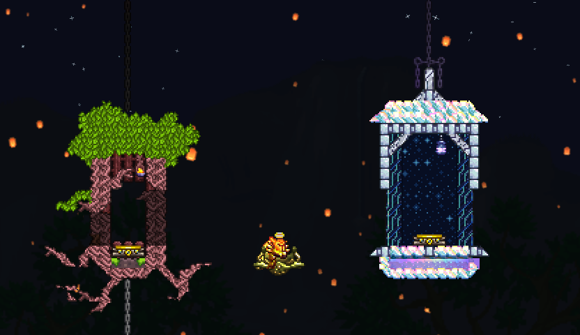 Jungle and aether teleporters